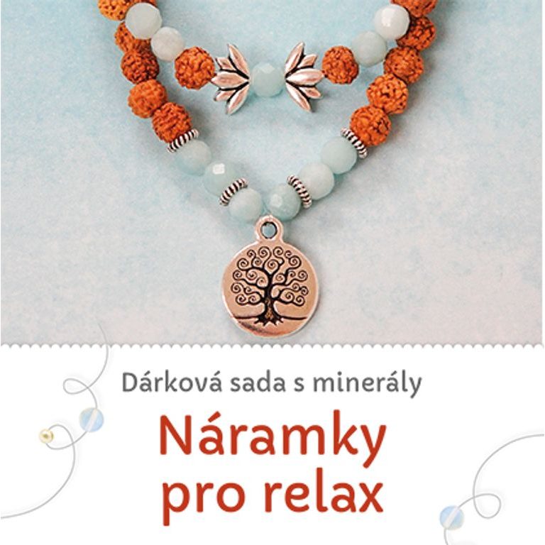 Gift set with minerals - Bracelets for relaxation