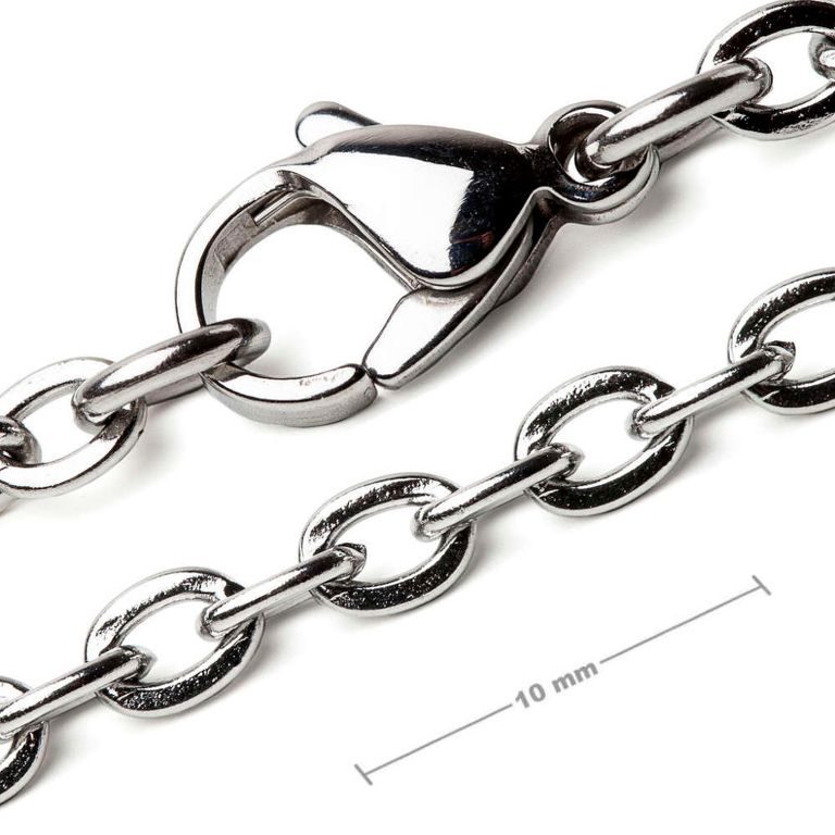 Stainless steel finished jewellery chain 50cm No.15