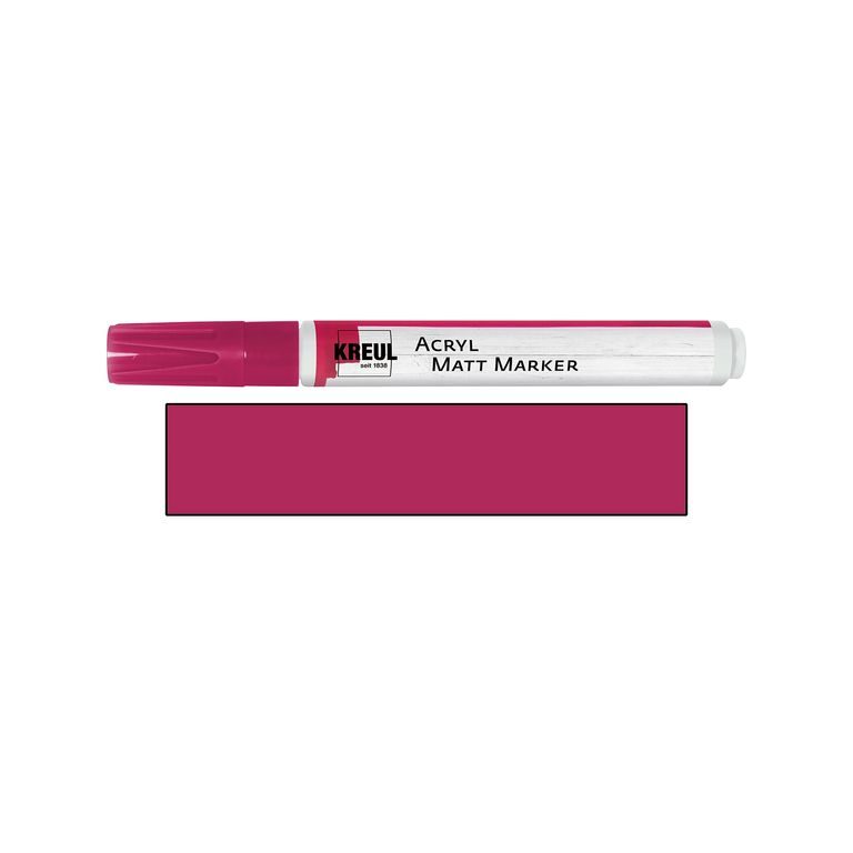 Marker acrilic mat KREUL medium magenta