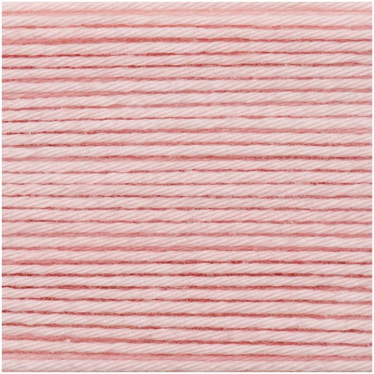 Bavlnená háčkovacia priadza Ricorumi dk odtieň 008 pastelová ružová