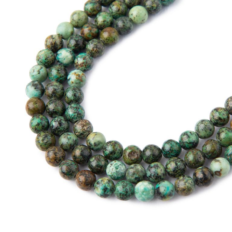 African Turquoise beads 4mm