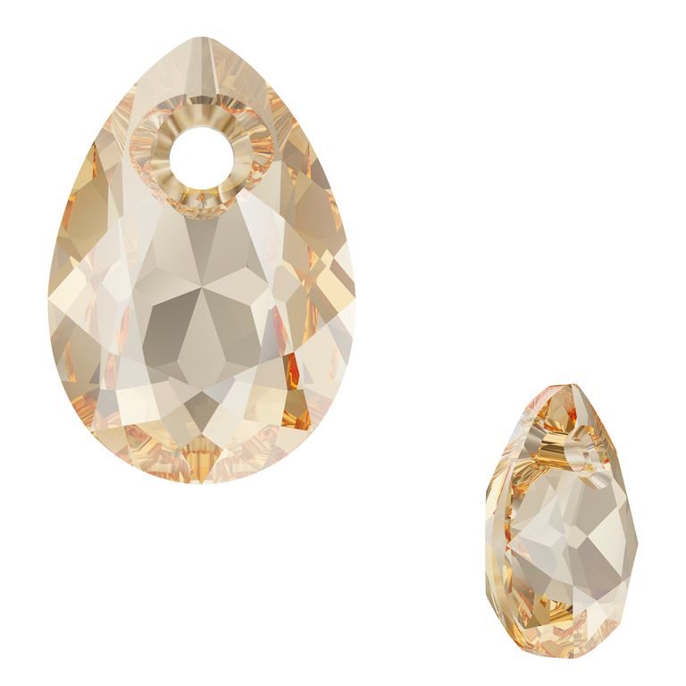 SWAROVSKI 6433 11,5mm Crystal Golden Shadow