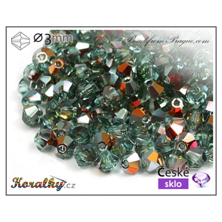 Czech crystal bicone beads 3mm No.16