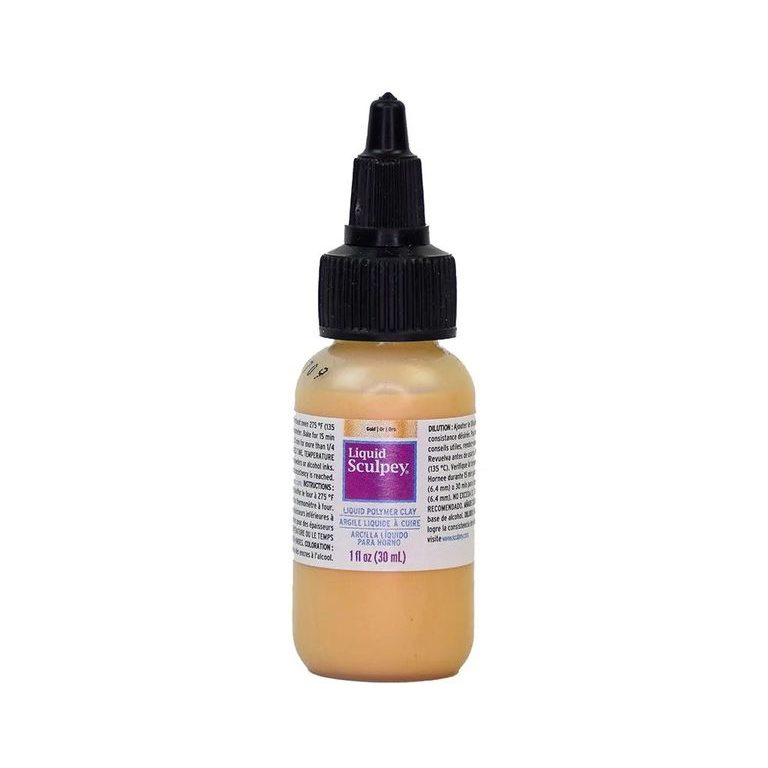 Sculpey Liquid Polymer 30 ml in gold