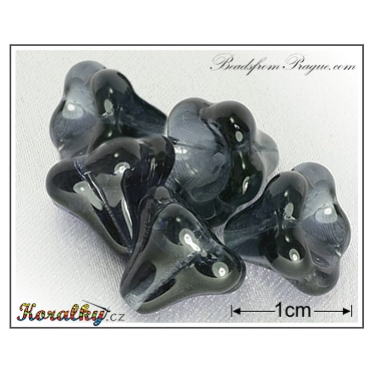 Glass pressed beads No.124