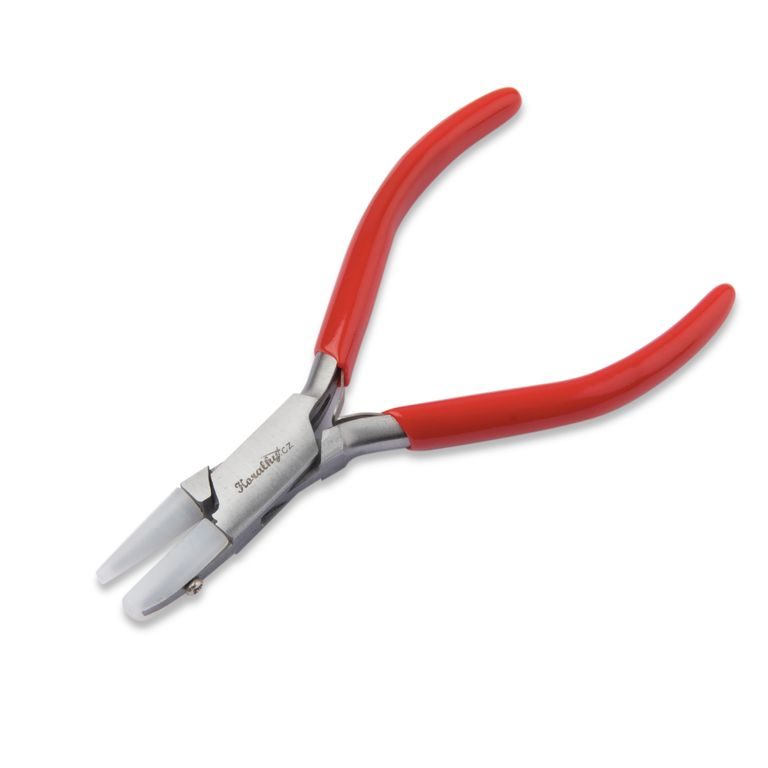 Jewellery nylon jaw pliers flat and round nose