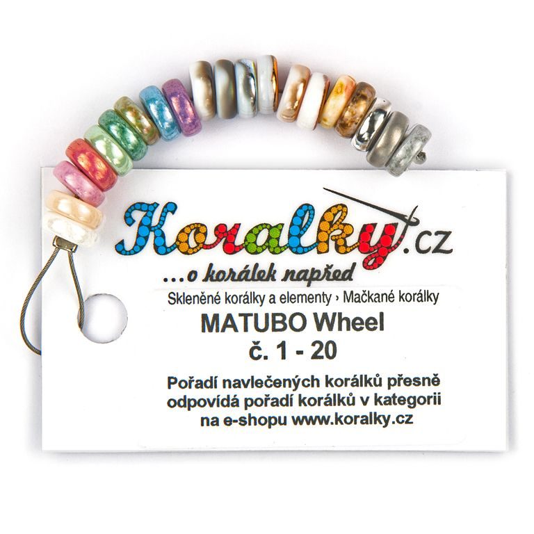 Vzorník korálků MATUBO Wheel