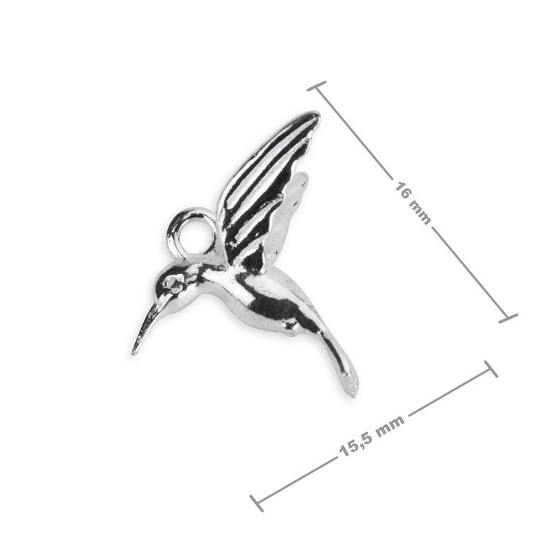 Pandantiv din argint pasăre colibri nr.526