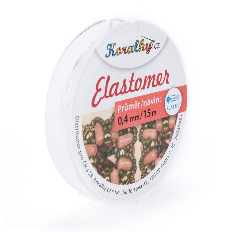 Elastomer 0,4mm/15m čirý