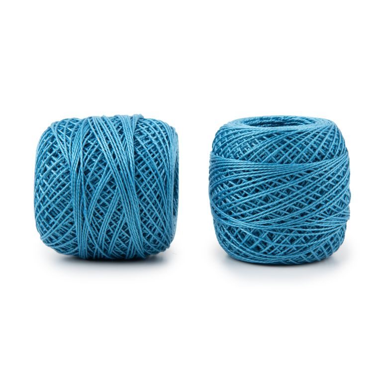 Crochet and embroidery thread Perlovka 85m jay blue