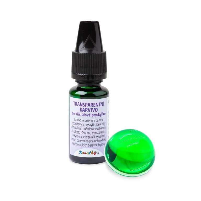 Colorant transparent NANO pentru rășină de cristal verde deschis 5ml