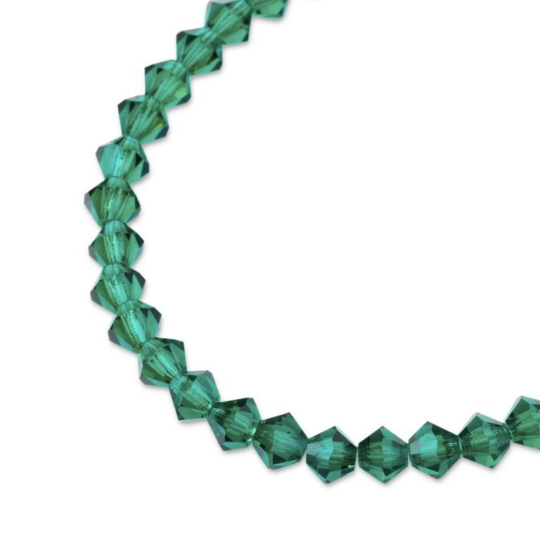 Preciosa MC bead Rondelle 4mm Emerald