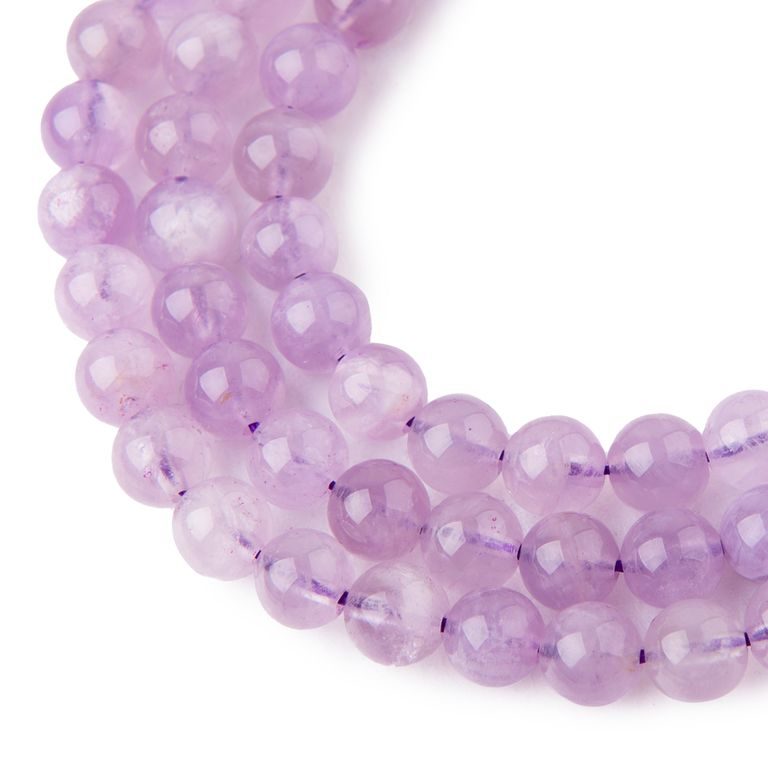 Lavender Amethyst beads 8mm