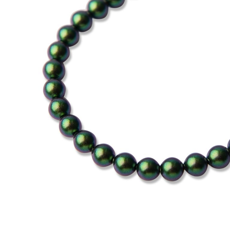 SWAROVSKI 5810 4 mm Crystal Scarabaeus Green Pearl