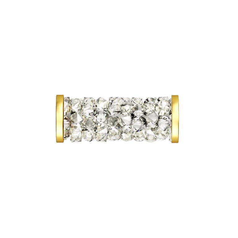 SWAROVSKI 5950 15 mm Crystal Moonlight Gold