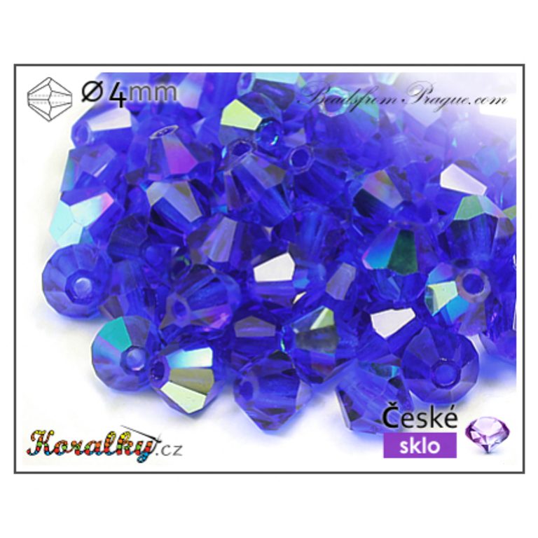 Czech crystal bicone beads 4mm No.72