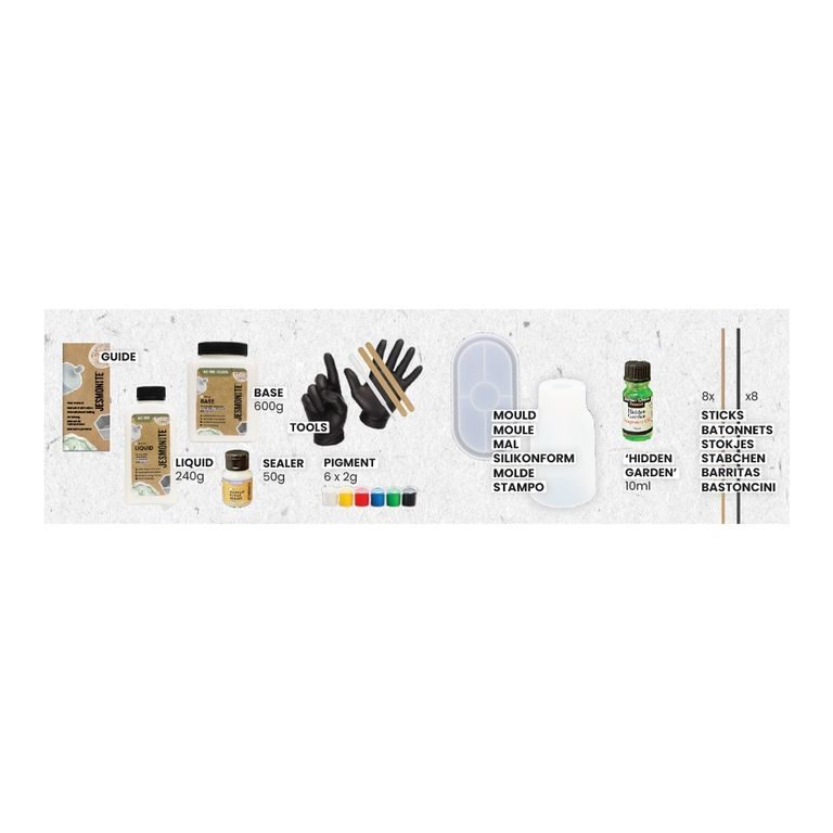 Jesmonite fragrance sticks diffuser kit Hidden Garden