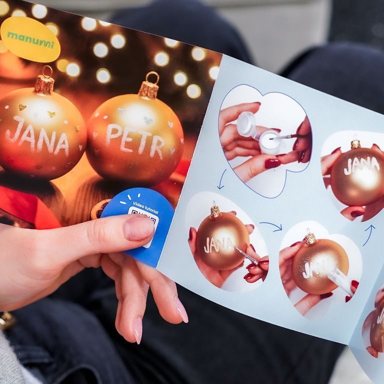 Manumi creative kit for Christmas decoration decorating gold