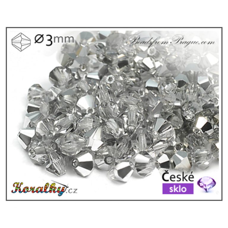 Czech crystal bicone beads 3mm No.33
