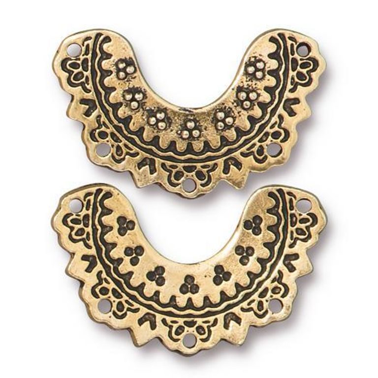 TierraCast spojovací díl Marrakesh starozlatý