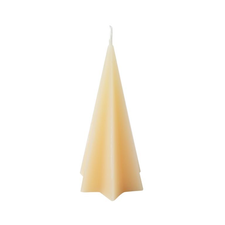 Polycarbonate candle mould in the shape of a spire star 68x150mm
