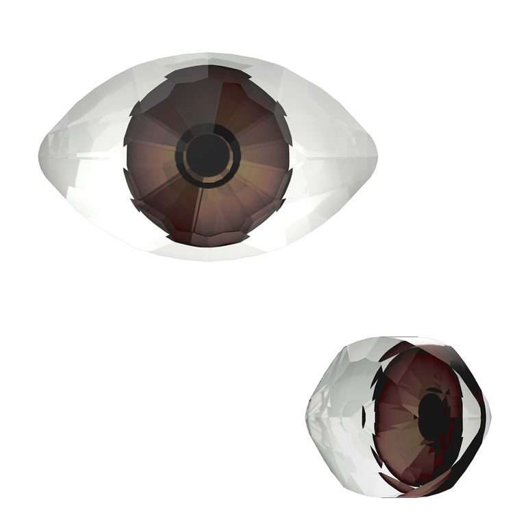 SWAROVSKI 4775 18X10,5 mm Crystal Eye Fancy Stone Cal V Si F MD293