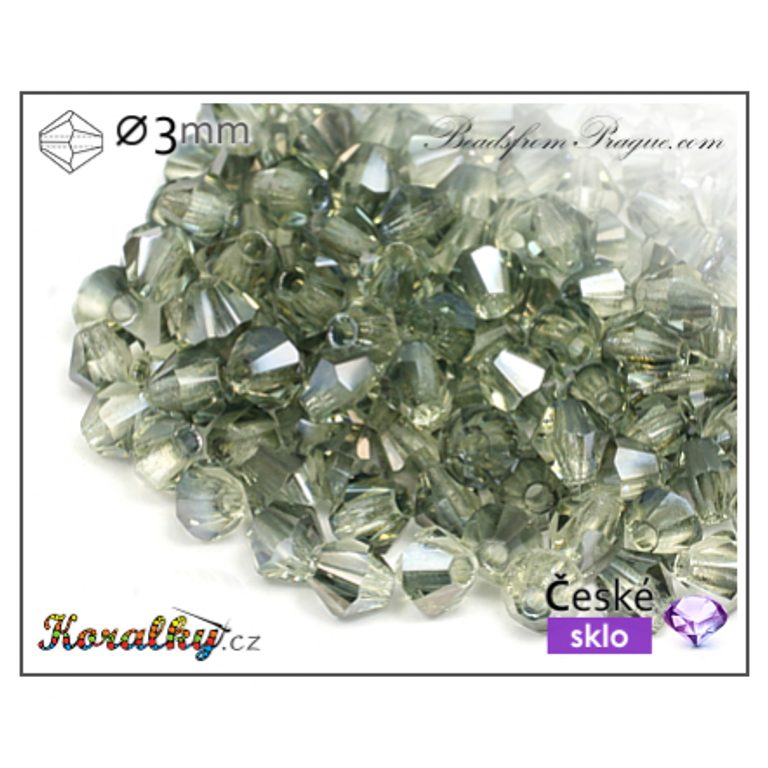 Czech crystal bicone beads 3mm No.14