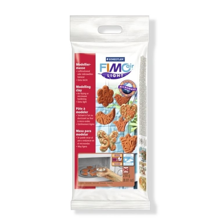 FIMO® Air Light Modelling Clay (air-drying or microwave hardening)  Terracotta 125g