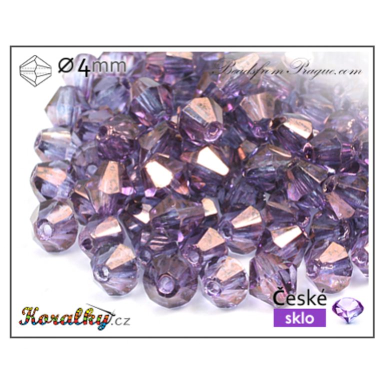 Czech crystal bicone beads 4mm No.84