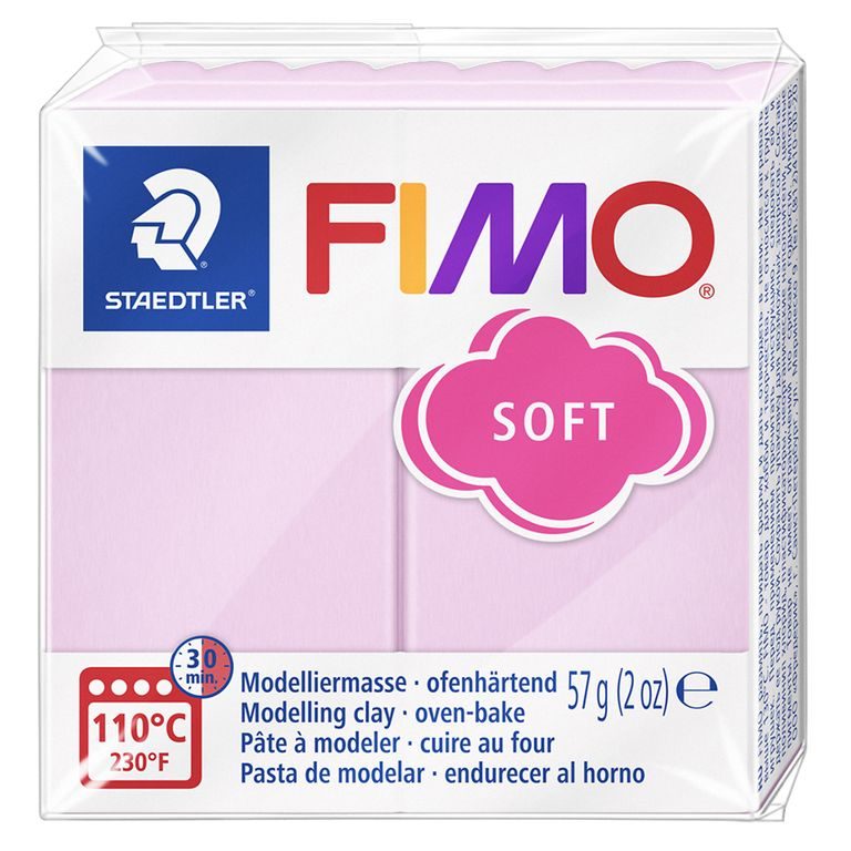 FIMO Soft 57g pastelově růžová