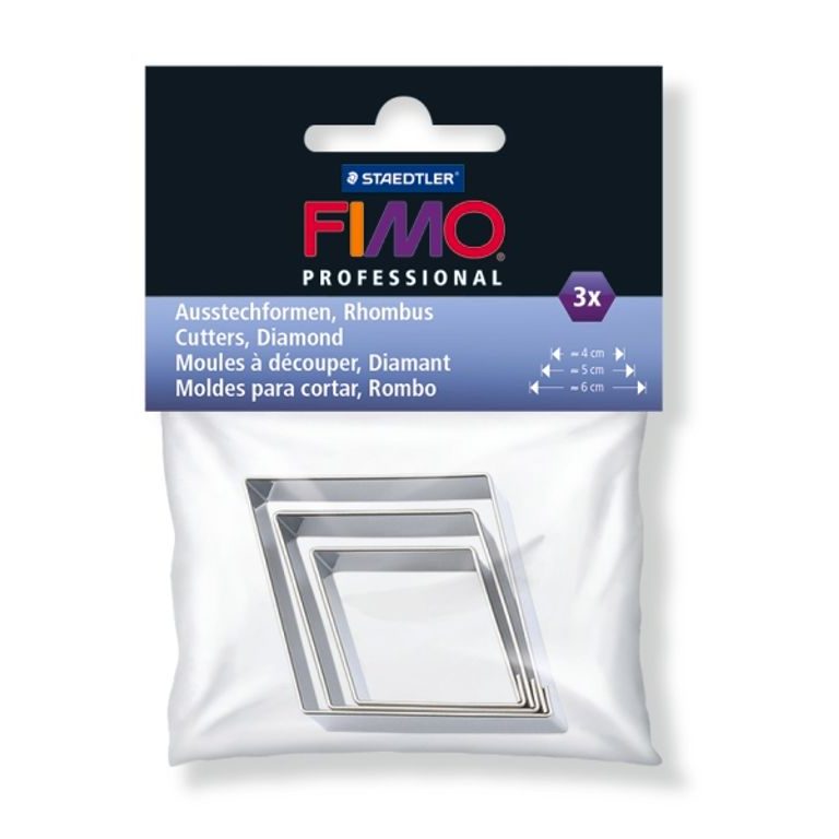 FIMO cutters Diamond 3pcs