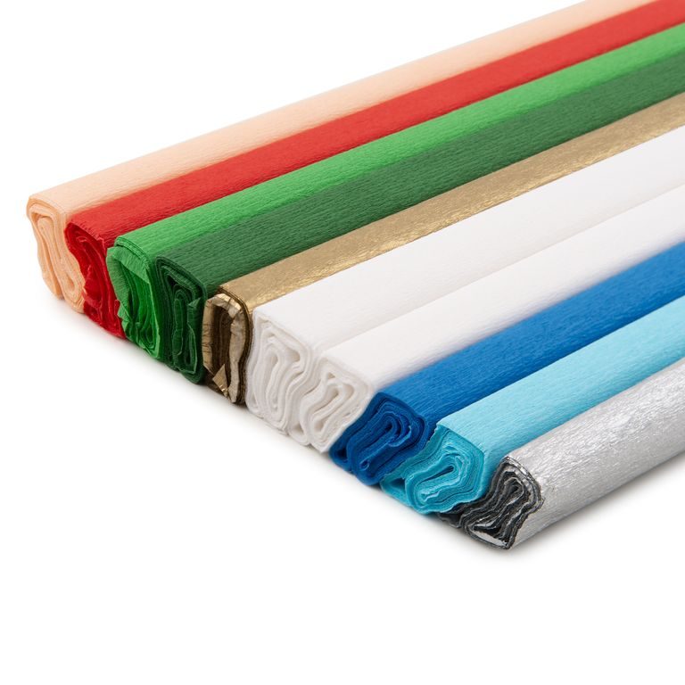Crepe paper set X-mas 10 pcs
