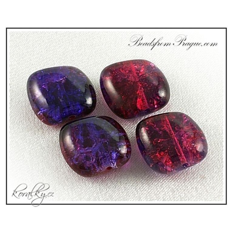 Czech glass crackle beads No.41