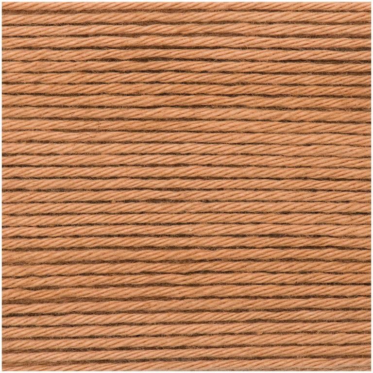 Bavlnená háčkovacia priadza Ricorumi dk odtieň 053 karamelová