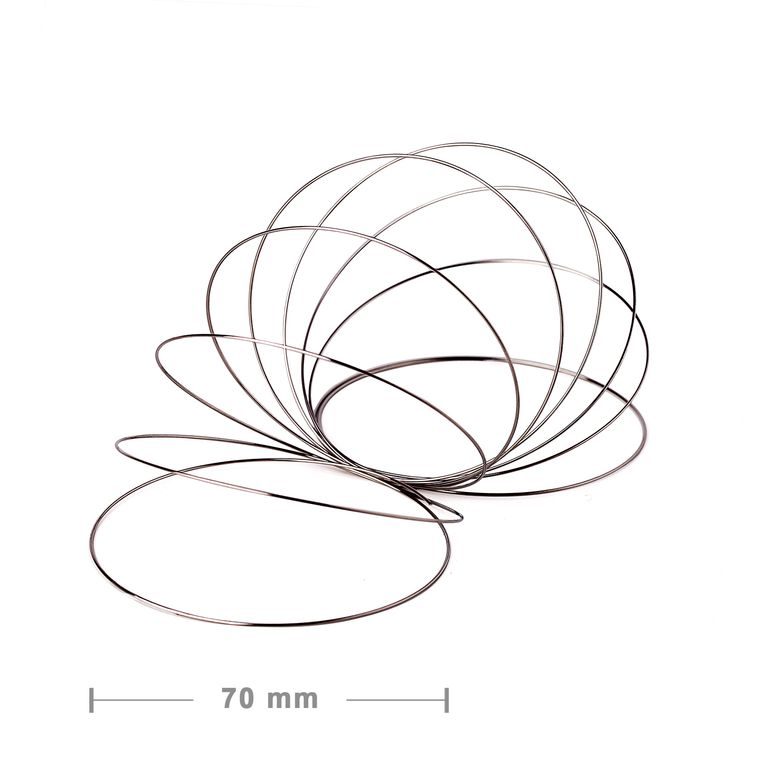 Paměťový drát z nerezové oceli 70-75mm/10 závitů