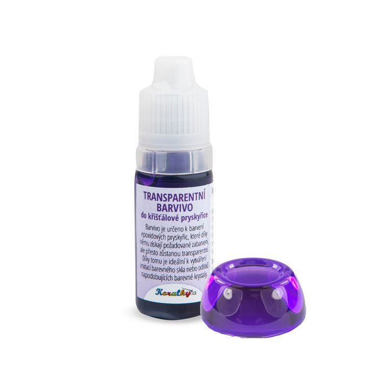Transparent dye for crystal resin purple 2ml