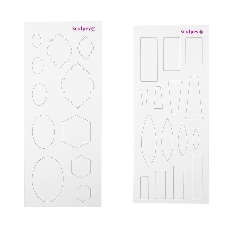 Sculpey set of templates Jewellery