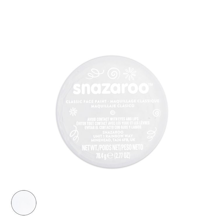 Snazaroo farba na tvár biela 75ml