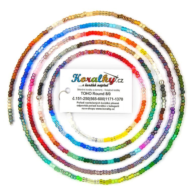 Bead sampler TOHO Round 8/0