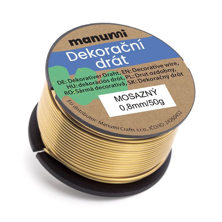 Mosadzný drôt 0,8 mm/50 g