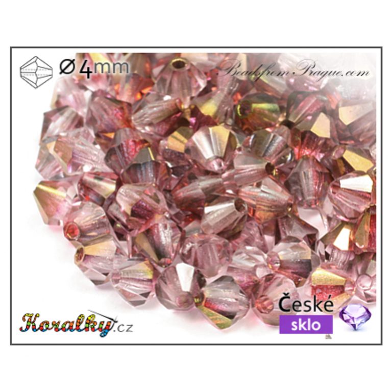 Czech crystal bicone beads 4mm No.87