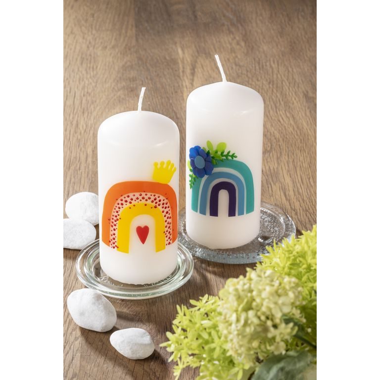 Decorative wax sheets set of 5 pcs No.2