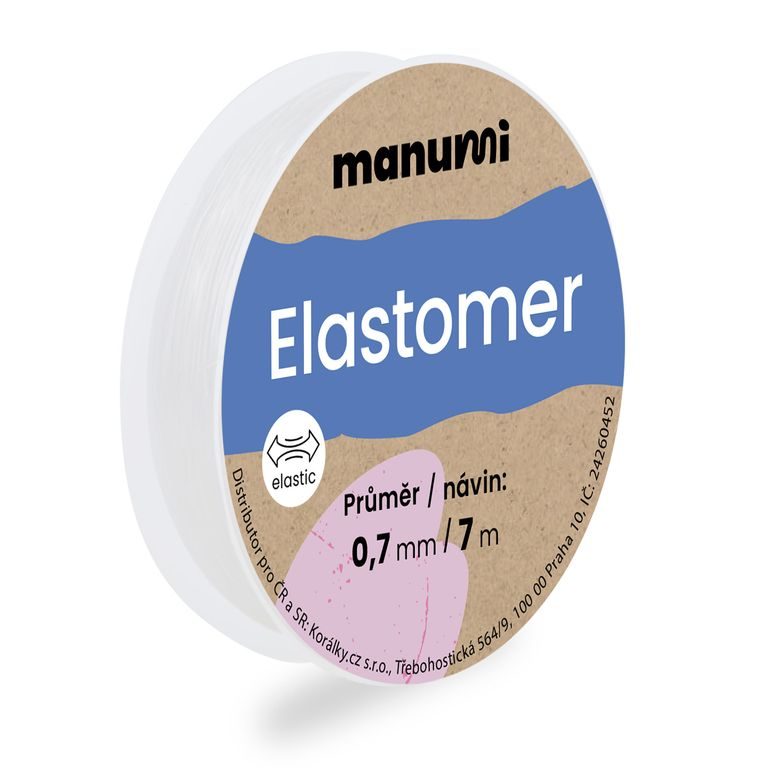 Elastomer 0,7mm/7m číry