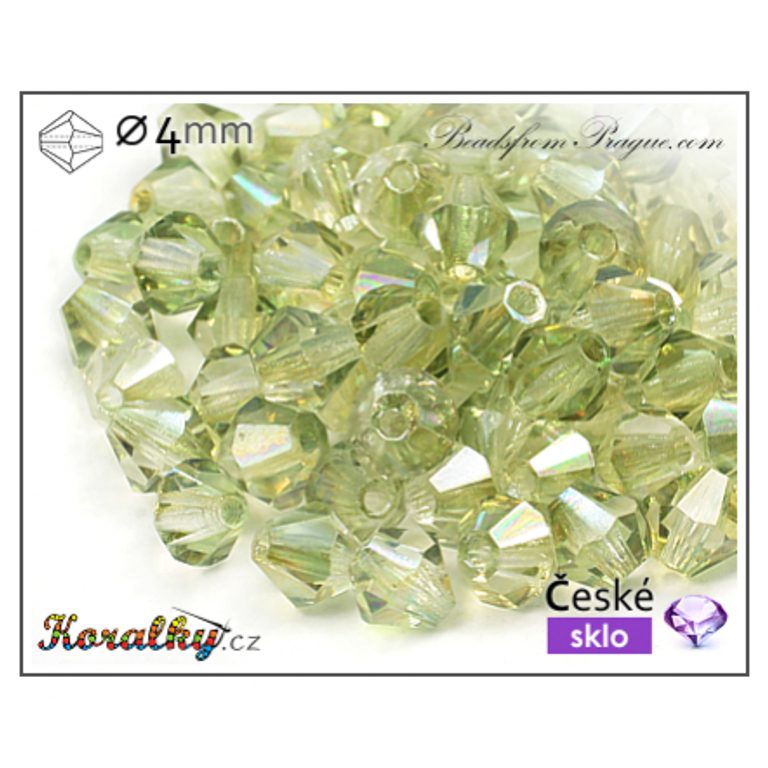 Czech crystal bicone beads 4mm No.58