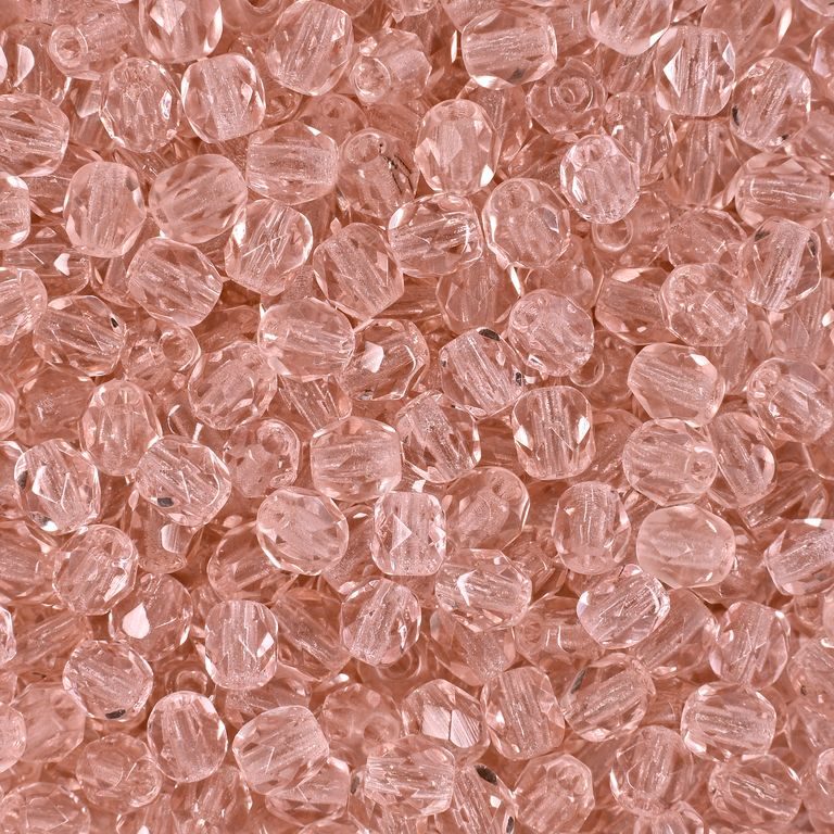 Manumi české broušené korálky 4 mm Rosaline