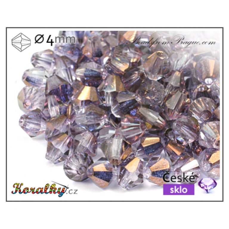 Czech crystal bicone beads 4mm No.90