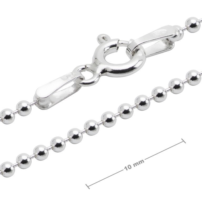 Silver chain with a clasp 40cm No.600