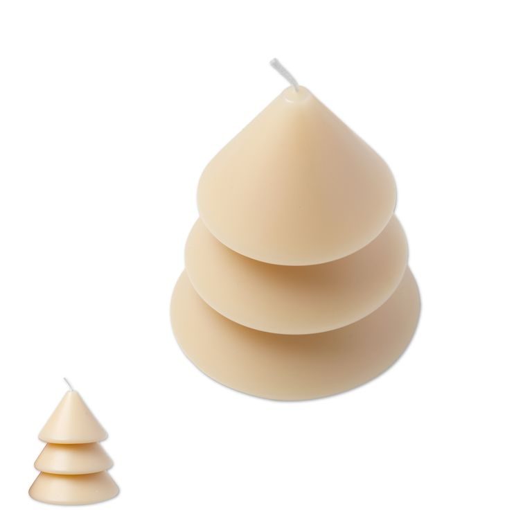 Silicone candle mould in the shape of a Christmas tree 75x100mm