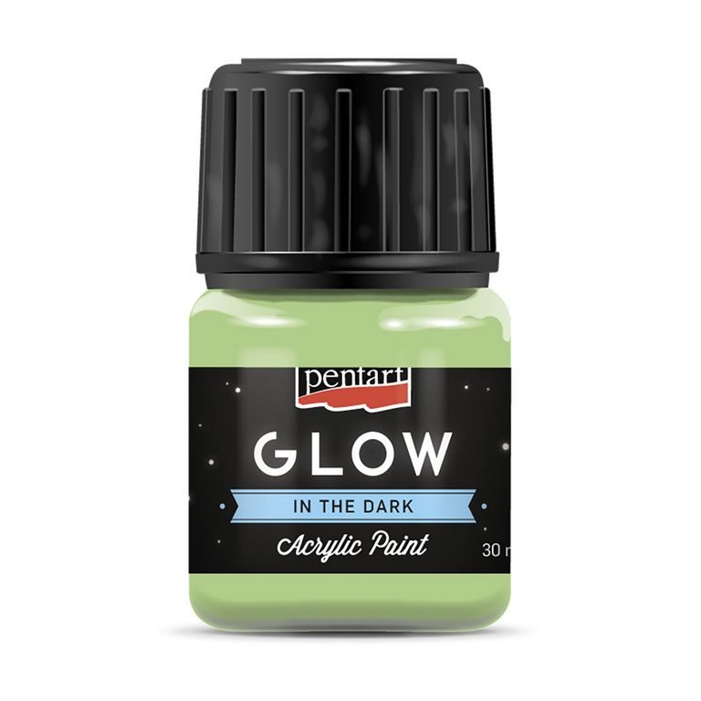 PENTART acrylic paint glowing in the dark 30ml green