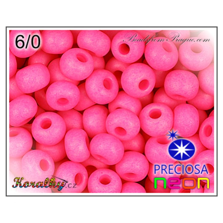 PRECIOSA seed beads NEON 6/0 (36777) No.23